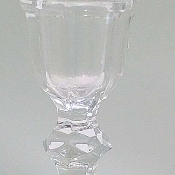 VTG Set of Two (2)  JR Riedel Crystal Candlesticks Marked JR - Picture 2 of 4